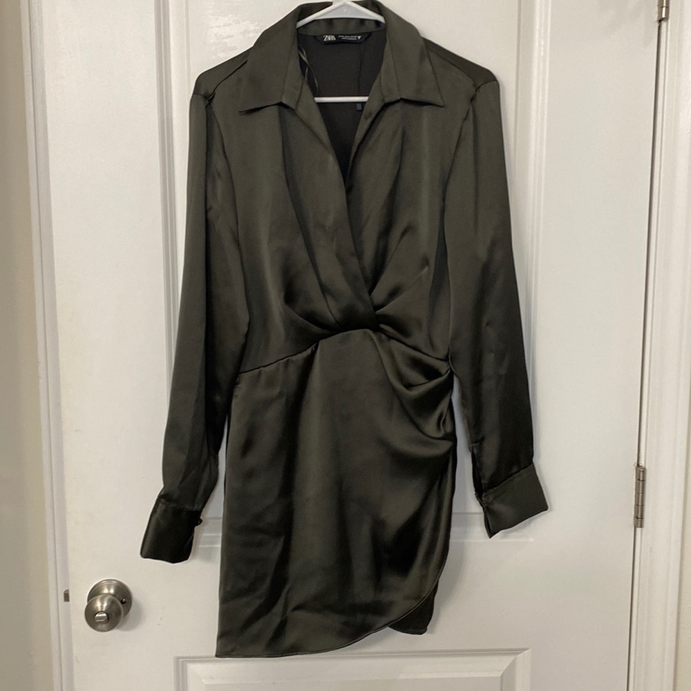 Olive Zara dress - still in stock!